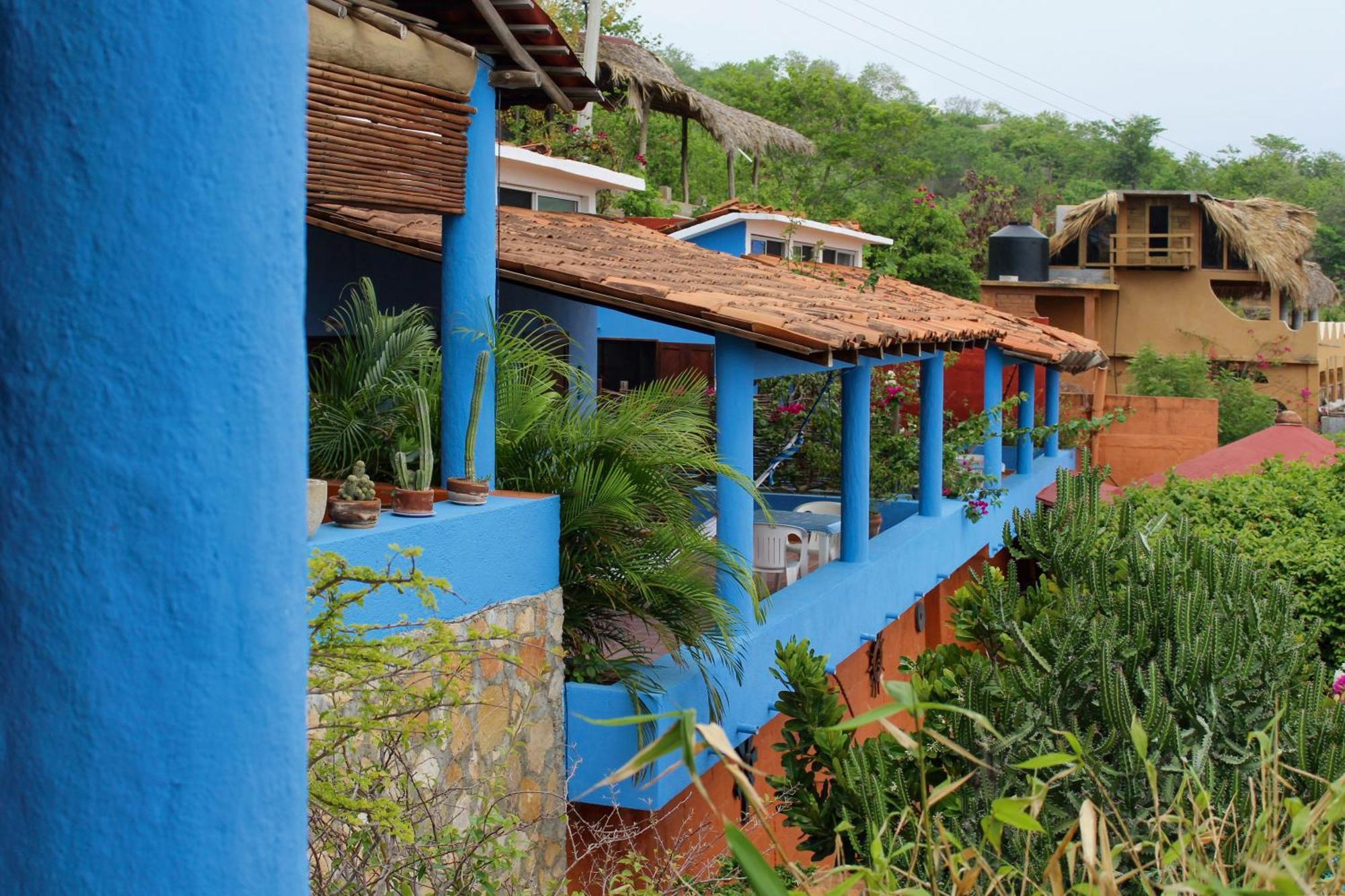 Casa Azul Hotel San Agustinillo Bagian luar foto